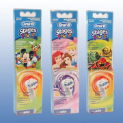 Braun OralB Stages Power Aufsteckbrsten fr Kinder